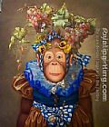 Monkey Canvas Paintings - Dress Monkey 8